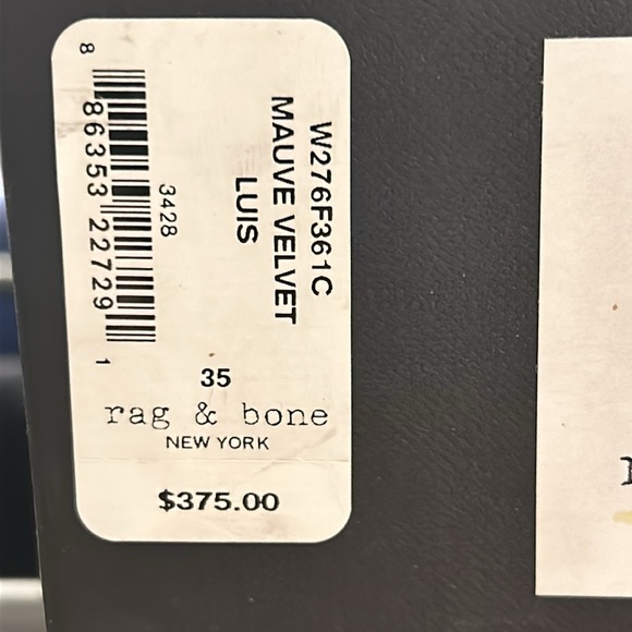 RAG & BOBE | Luis Velvet Mules in Mauve - Picture 7 of 7